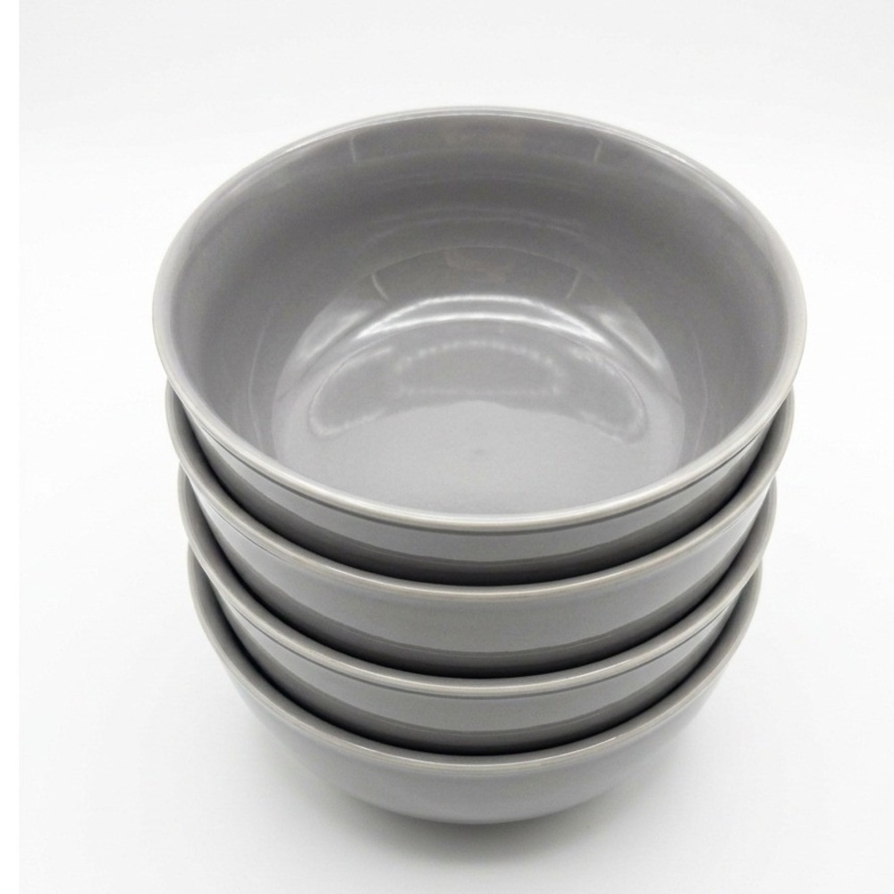 Williams Sonoma Pacifica Gray Cereal Soup Bowls Set of 4 Portugal Discontinued